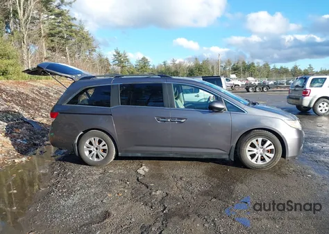 2014 Honda Odyssey Ex-L z USA, uszkodzony, nr VIN 5FNRL5H67EB009341